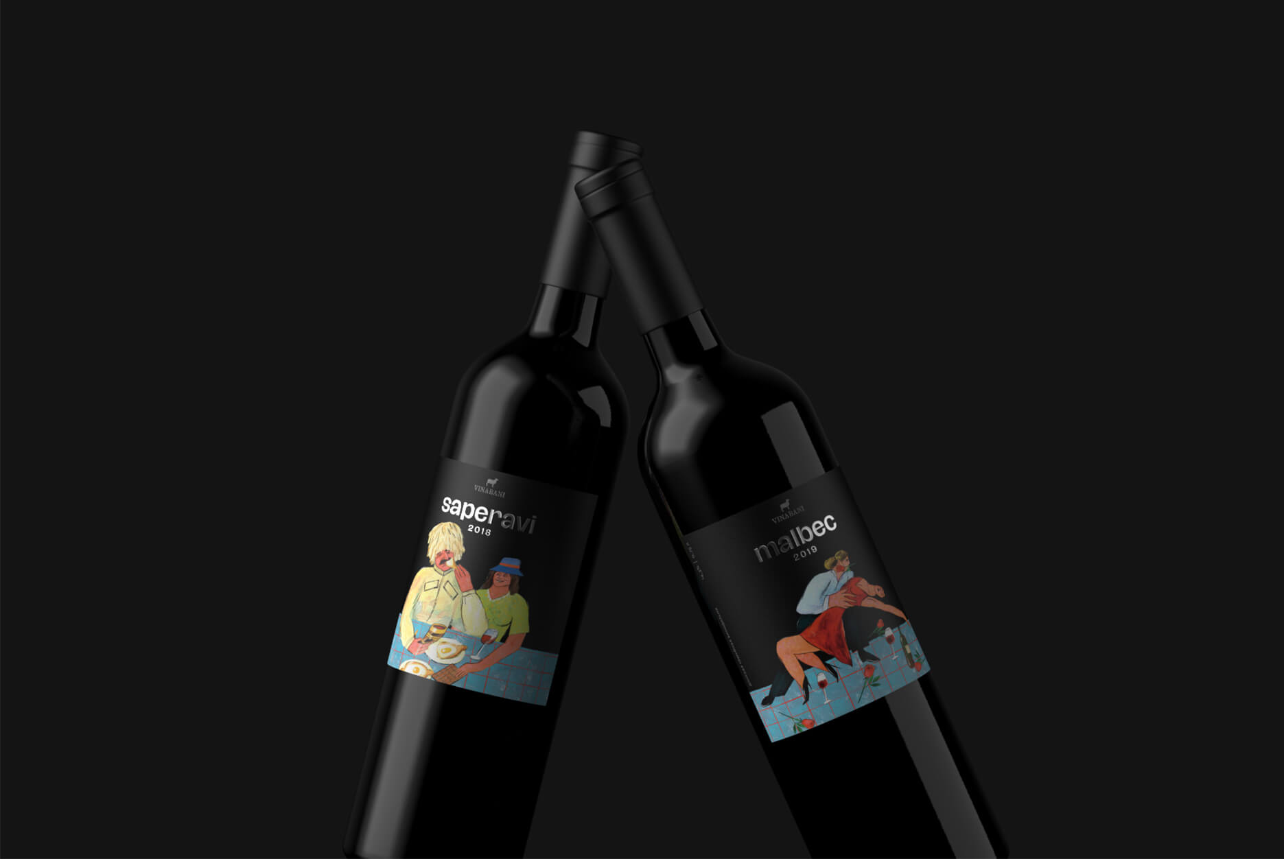 俄羅斯葡萄酒品牌VinaBani?包裝設(shè)計