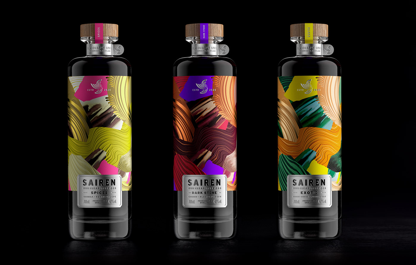 全新系列清香朗姆酒包裝設(shè)計